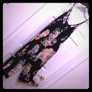 Tea Length floral romper